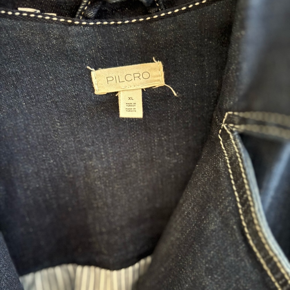 Anthropologie Pilcro Belted Denim Blazer Dress - Picture 4 of 5